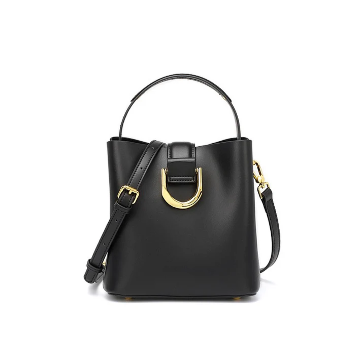 Leather Bucket Clutch Bag – Evening & Occasion Bag