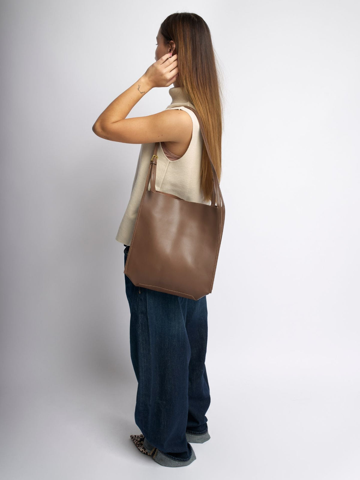 Leather Shoulder Bag – Everyday Handbag