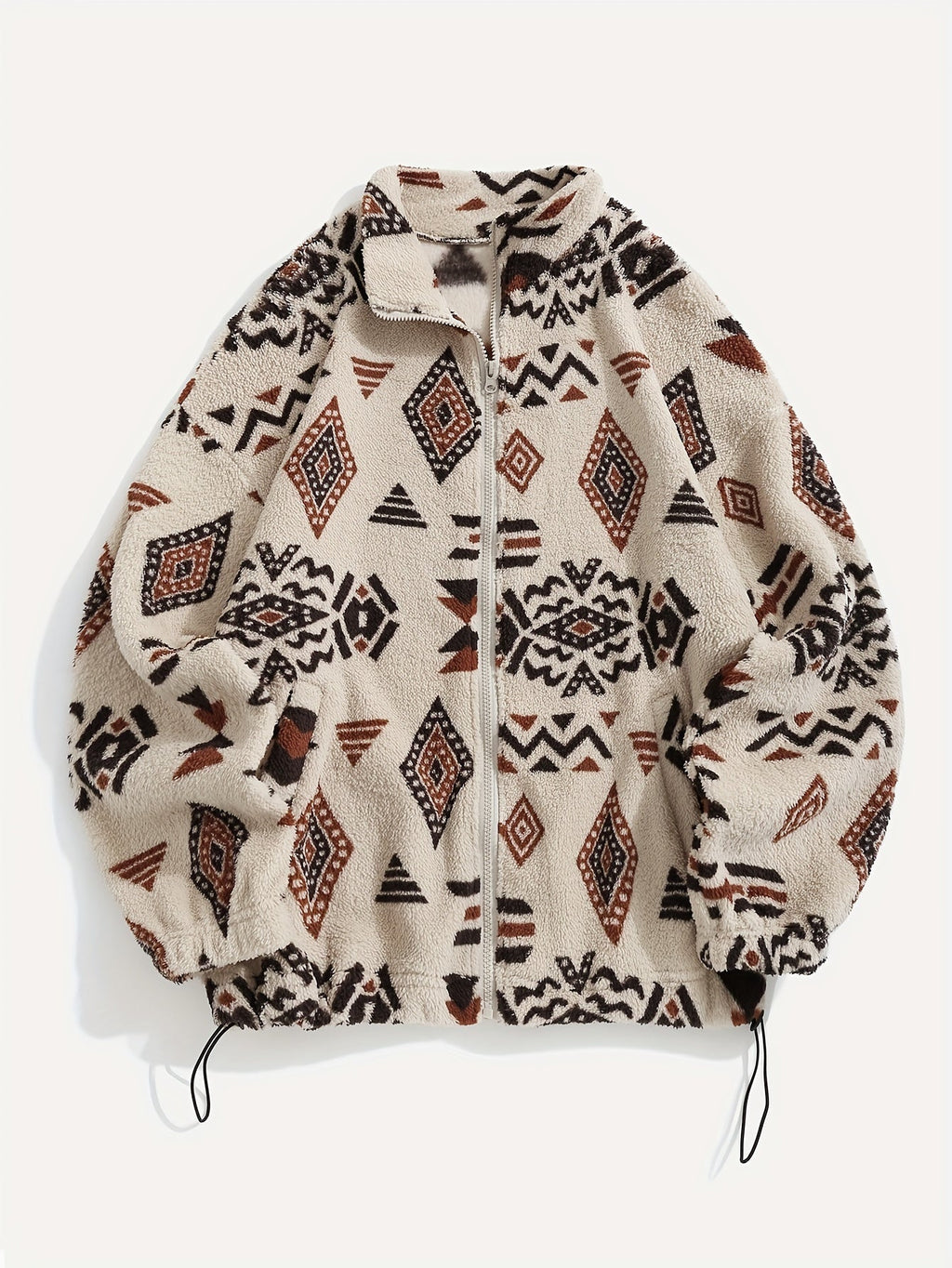Patterned Zip-Up Jacket for Women | Lightweight, Casual Outerwear