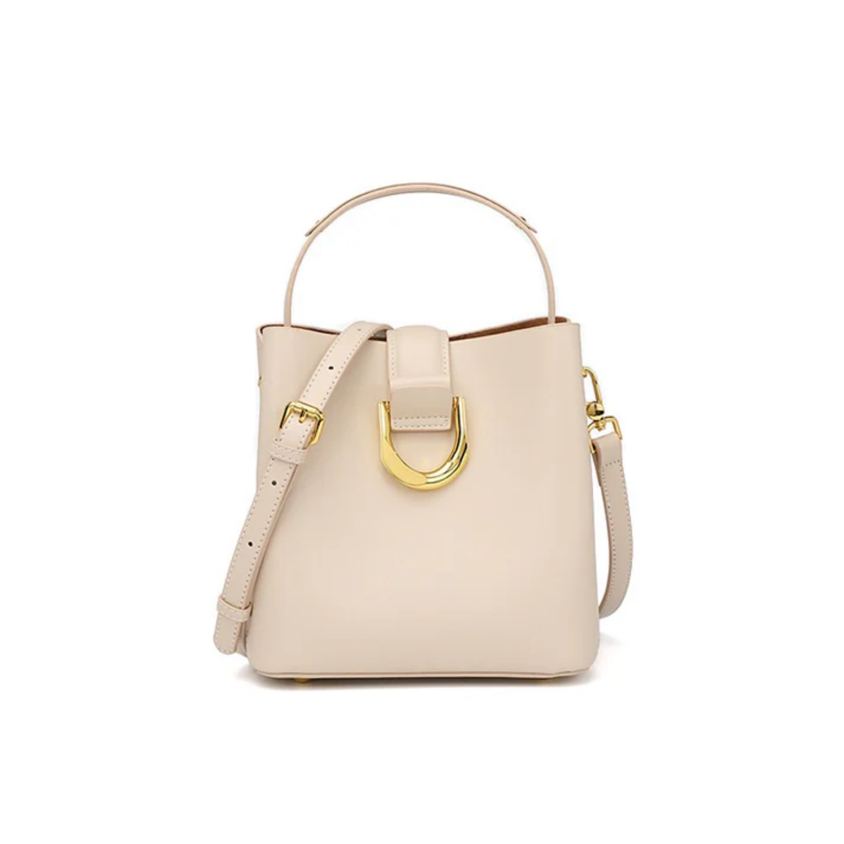 Leather Bucket Clutch Bag – Evening & Occasion Bag
