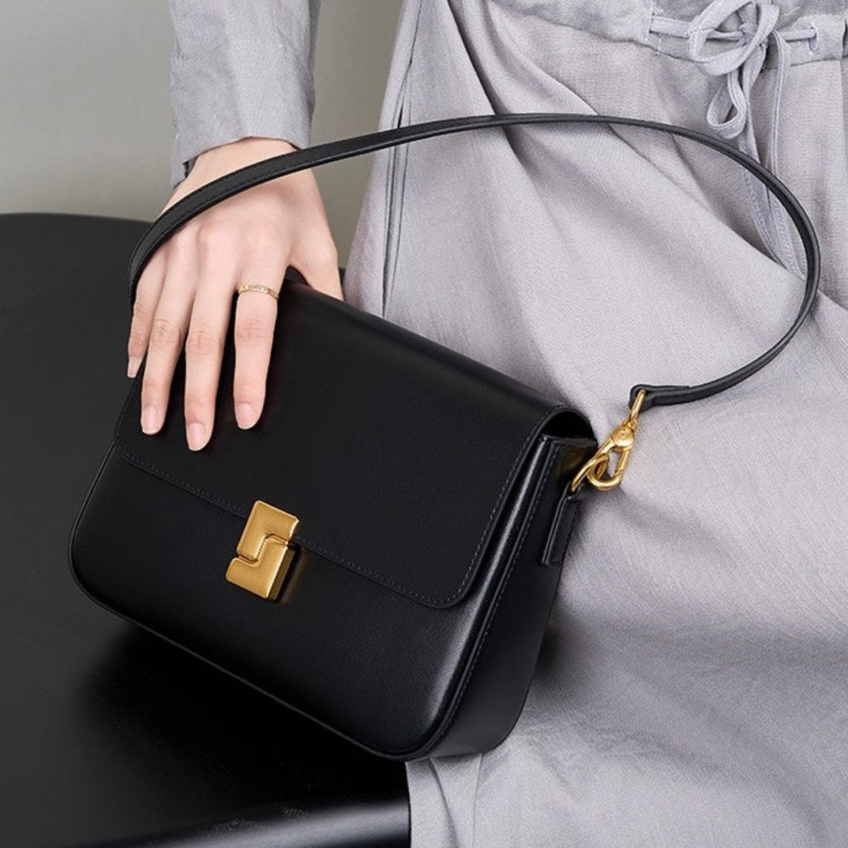 Leather Crossbody Clutch Bag – Evening & Occasion Bag