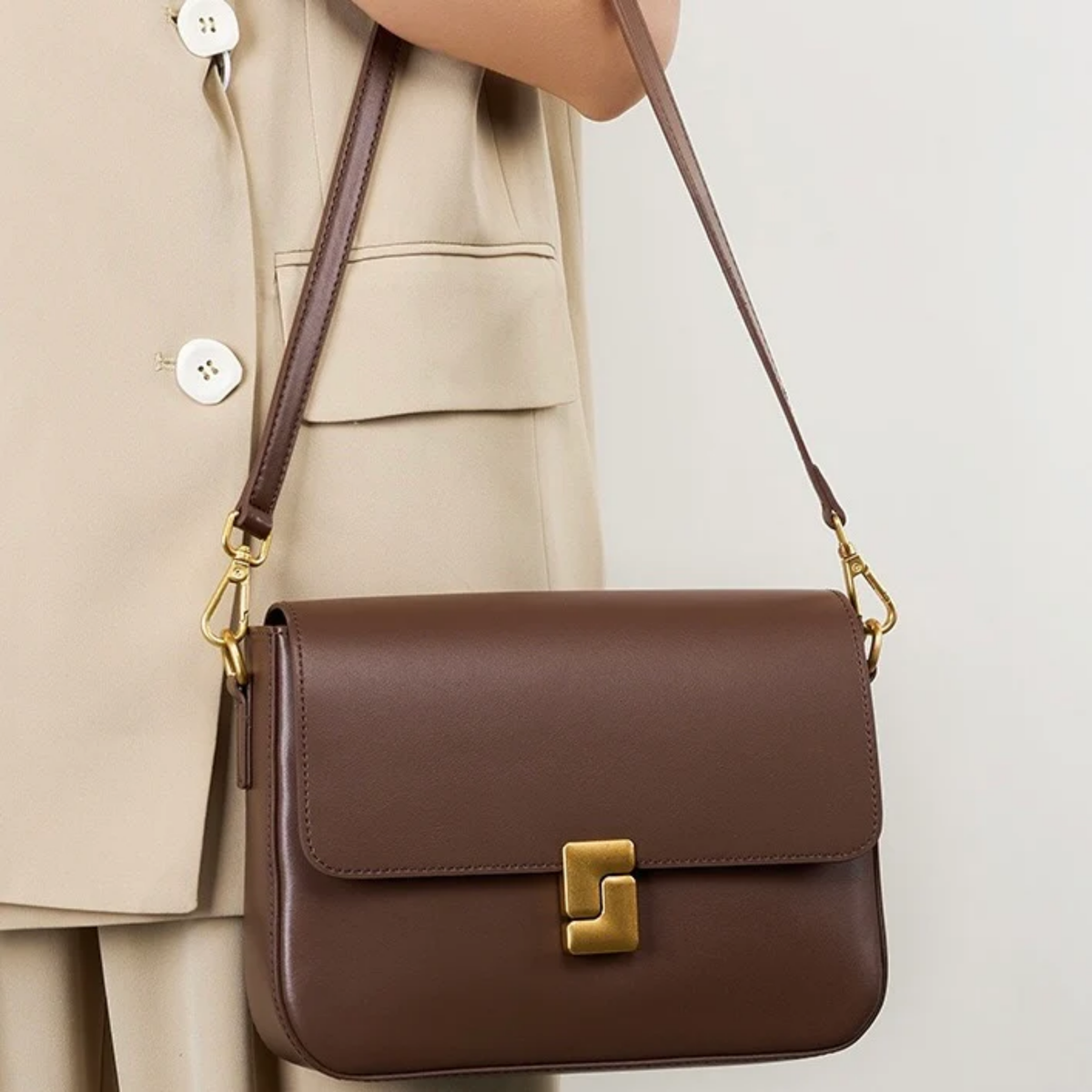 Leather Crossbody Clutch Bag – Evening & Occasion Bag