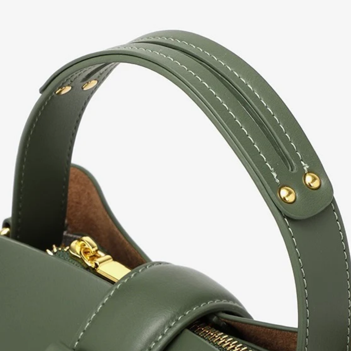 Leather Bucket Clutch Bag – Evening & Occasion Bag