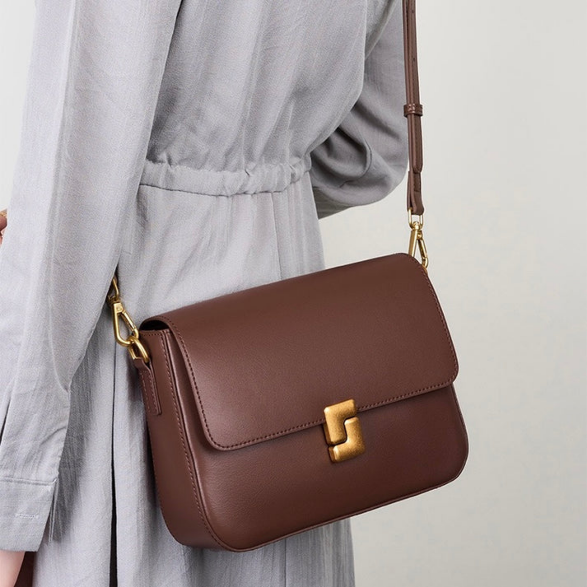 Leather Crossbody Clutch Bag – Evening & Occasion Bag
