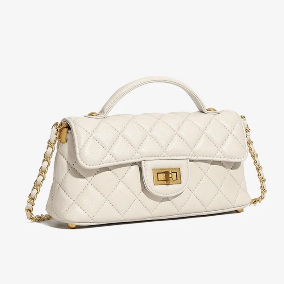 Leather Quilted Crossbody Bag – Everyday Crossbody