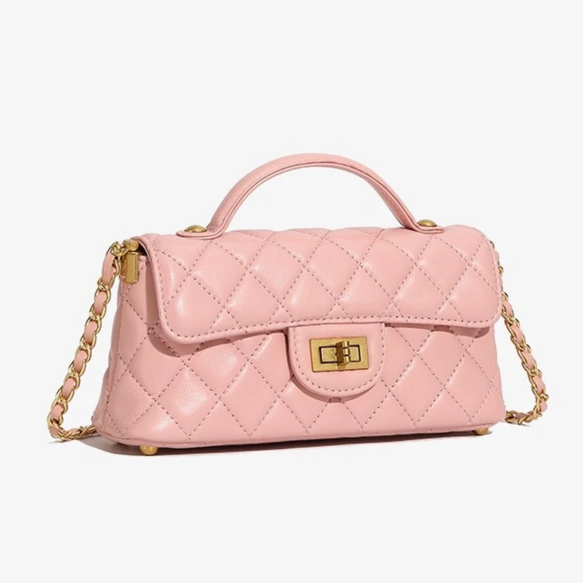Leather Quilted Crossbody Bag – Everyday Crossbody