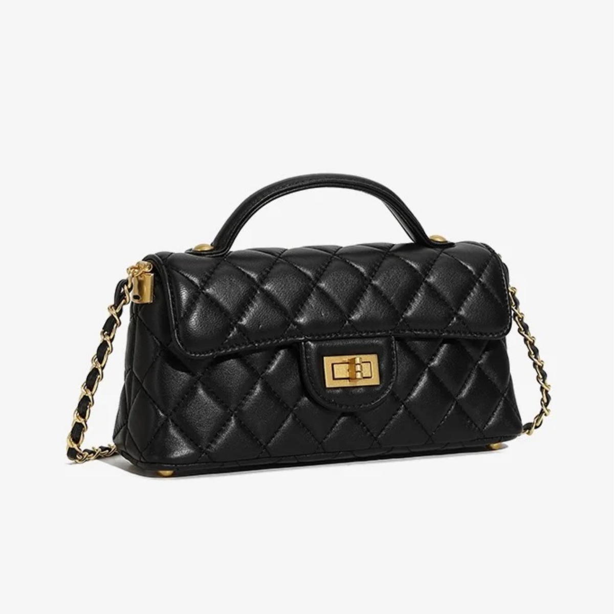 Leather Quilted Crossbody Bag – Everyday Crossbody
