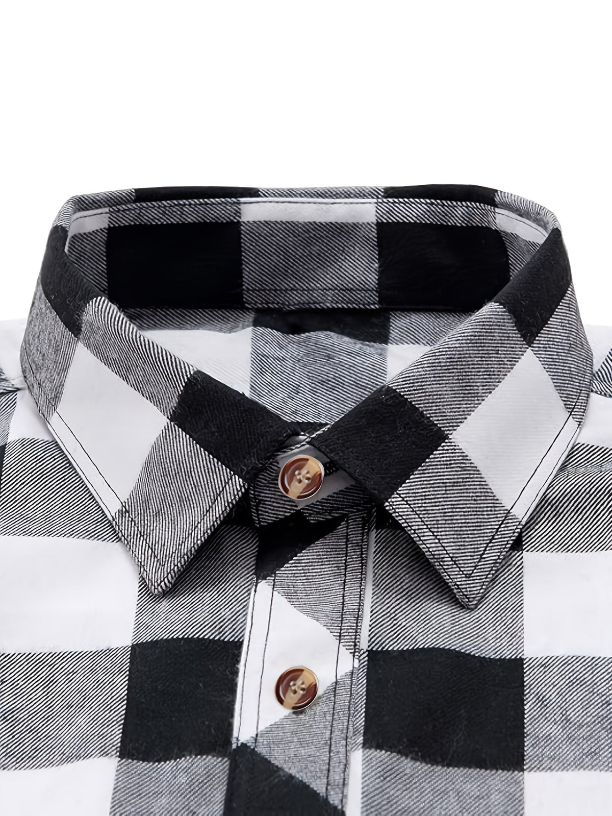 Relaxed Buffalo Check Shirt | Cotton Blend | Casual Wear for Everyday Use