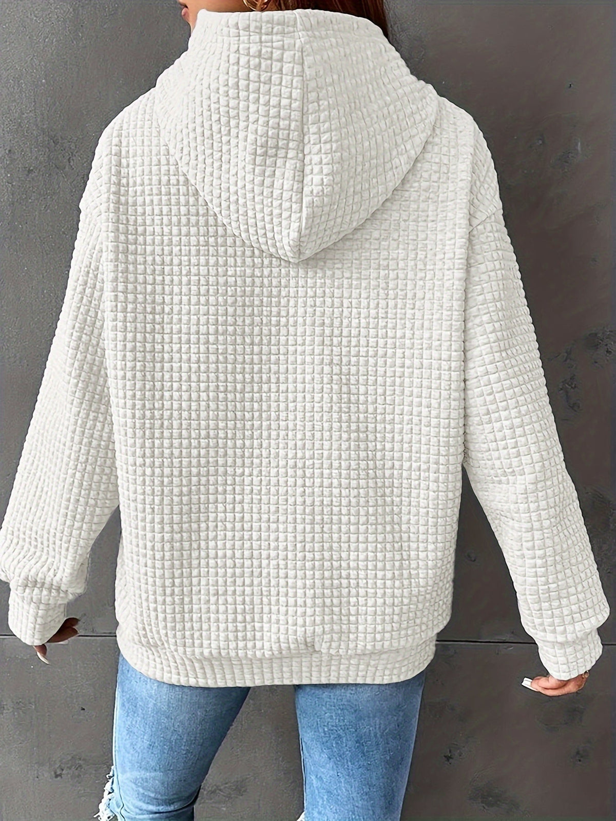 Cozy Textured Hoodie | Soft Fabric | Casual Style | Women's Outerwear