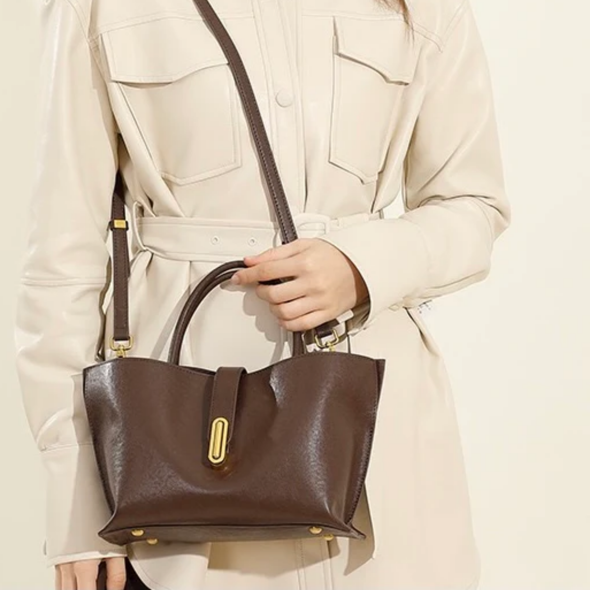 Leather Crossbody Clutch Bag – Evening & Occasion Bag