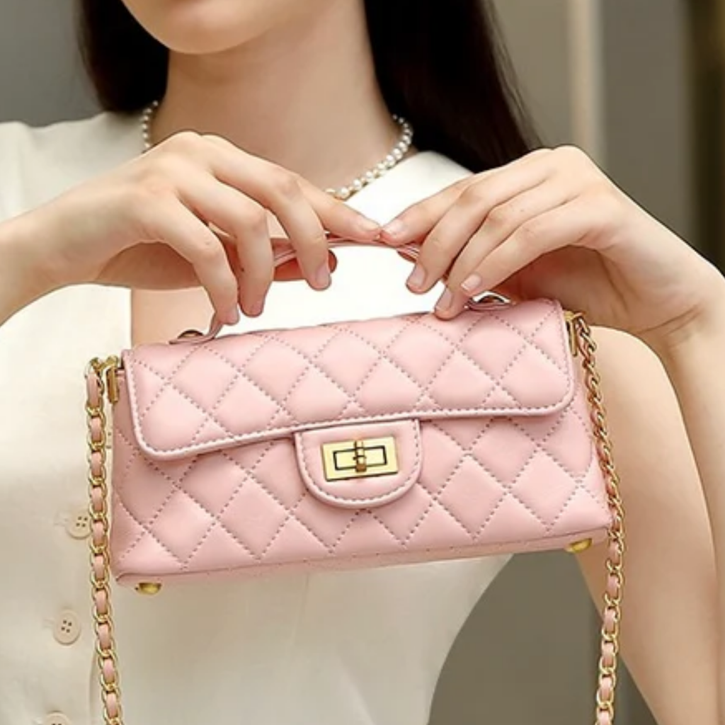 Leather Quilted Crossbody Bag – Everyday Crossbody