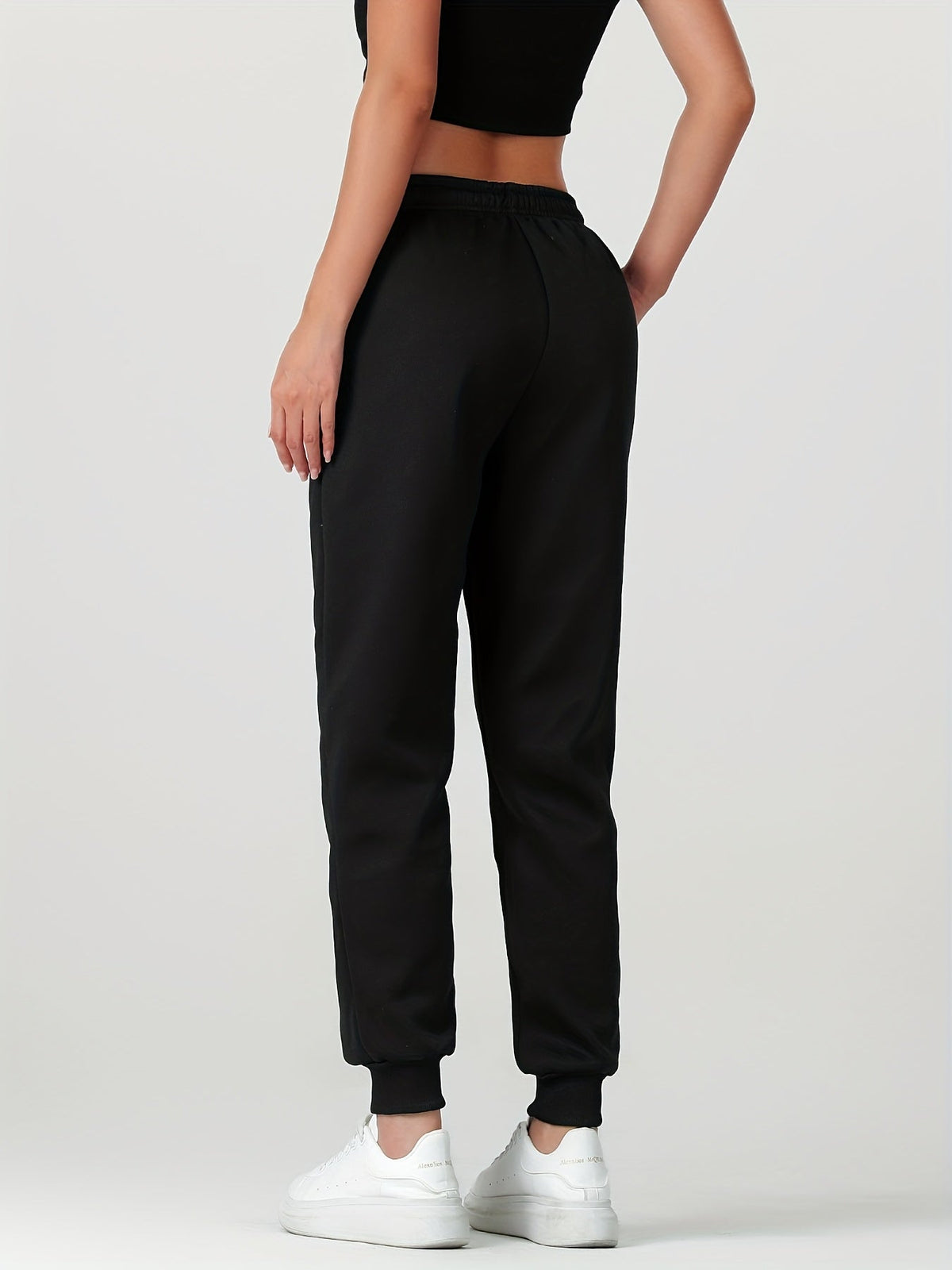 Cozy Cuffed Joggers for Women | Soft Fleece Material | Casual Loungewear