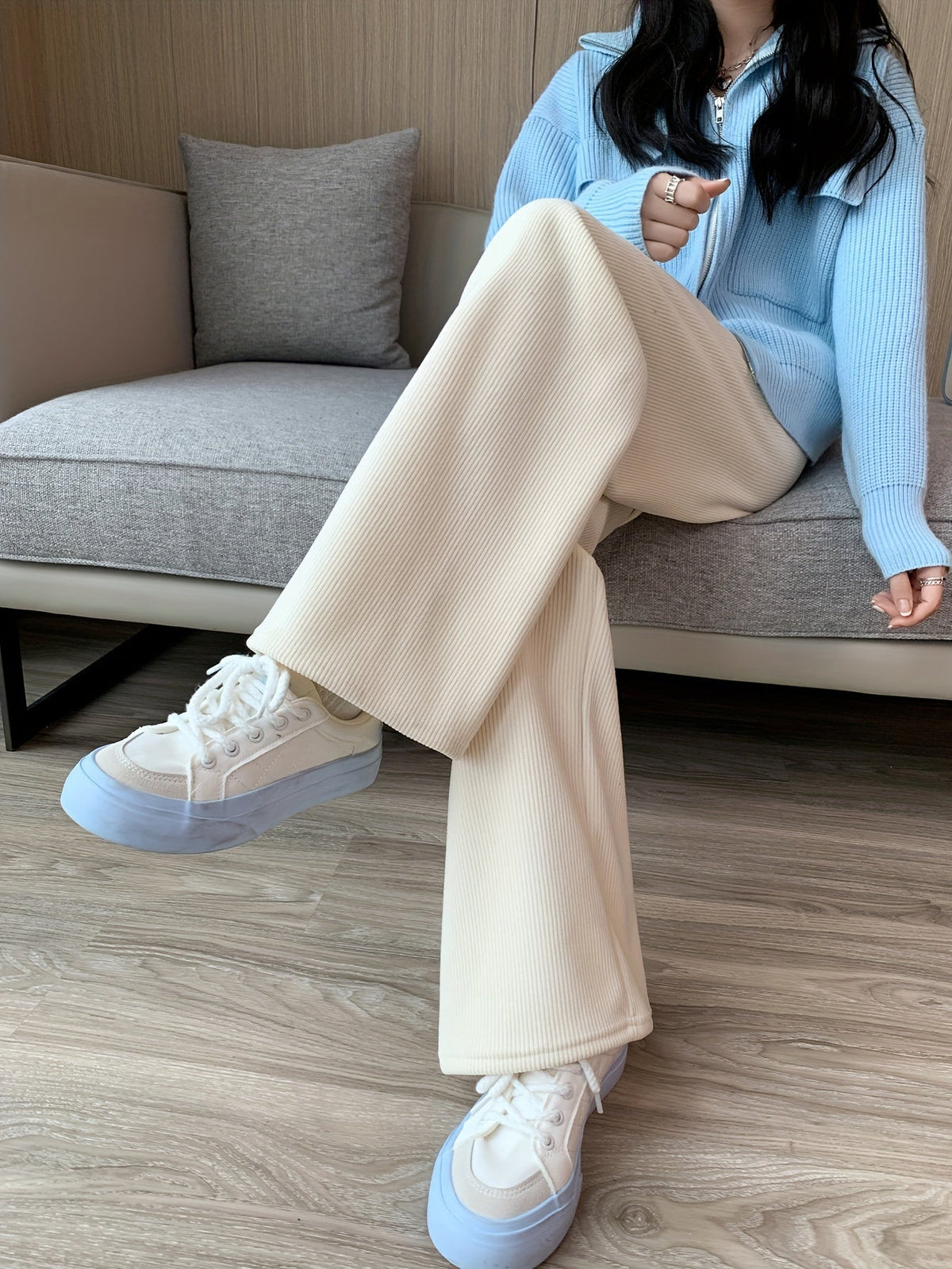 Cozy Wide-Leg Lounge Pants | Soft Fabric | Casual Everyday Wear