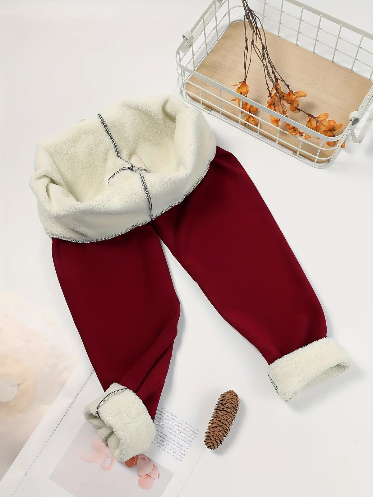 High-Waist Cozy Winter Leggings for Women - Soft Stretch Fabric for Warmth