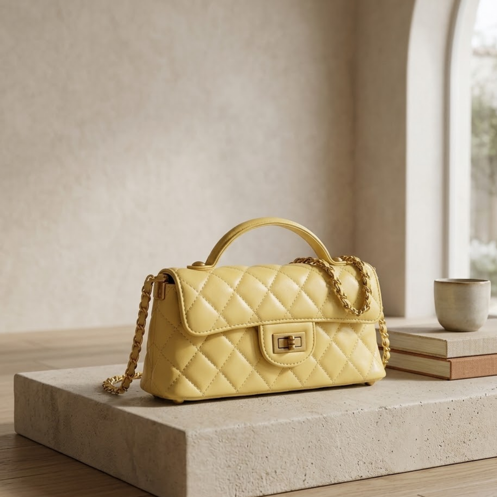 Leather Quilted Crossbody Bag – Everyday Crossbody