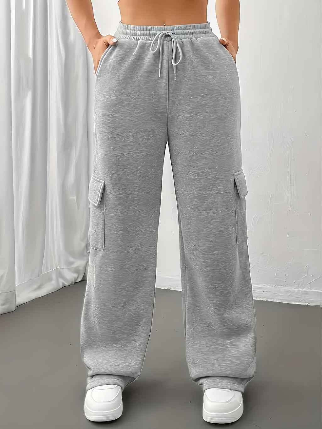 Relaxed Cargo Joggers for Women | Soft Cotton Blend | Casual Street Style