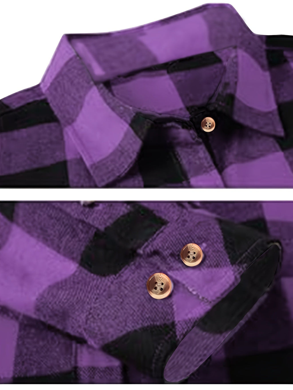 Relaxed Buffalo Check Shirt | Cotton Blend | Casual Wear for Everyday Use