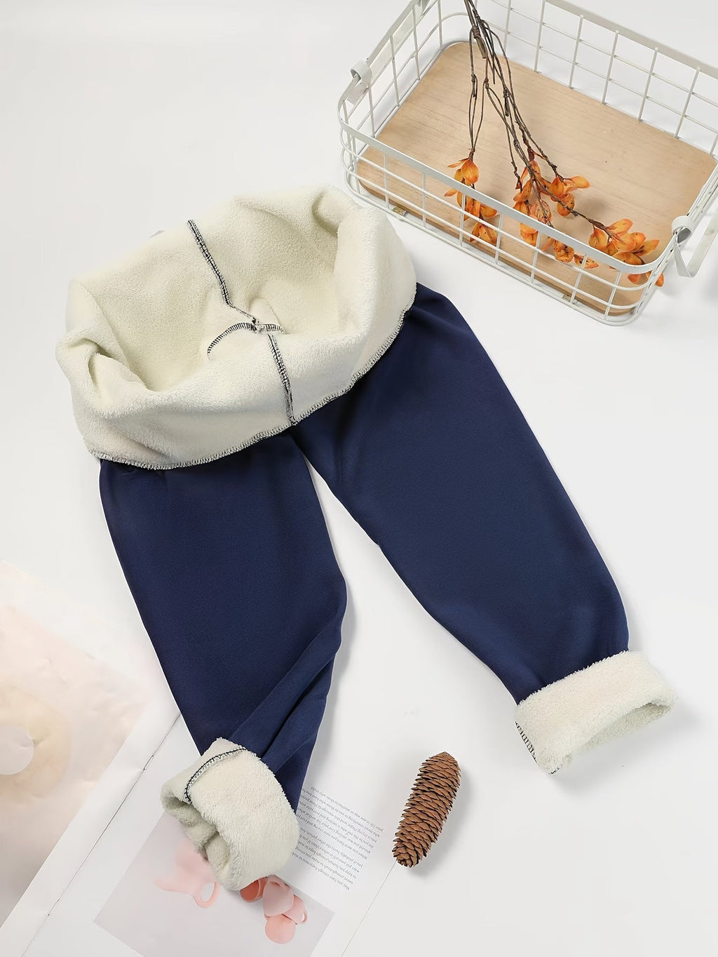 High-Waist Cozy Winter Leggings for Women - Soft Stretch Fabric for Warmth