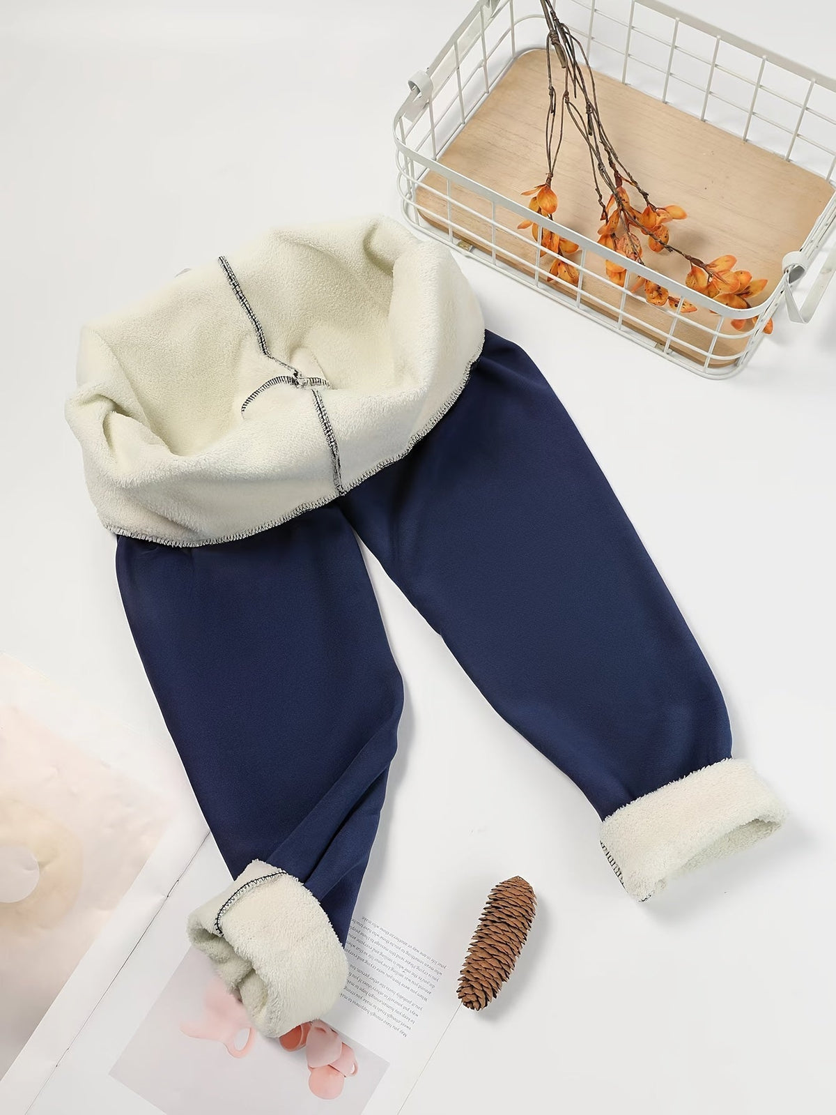 High-Waist Cozy Winter Leggings for Women - Soft Stretch Fabric for Warmth