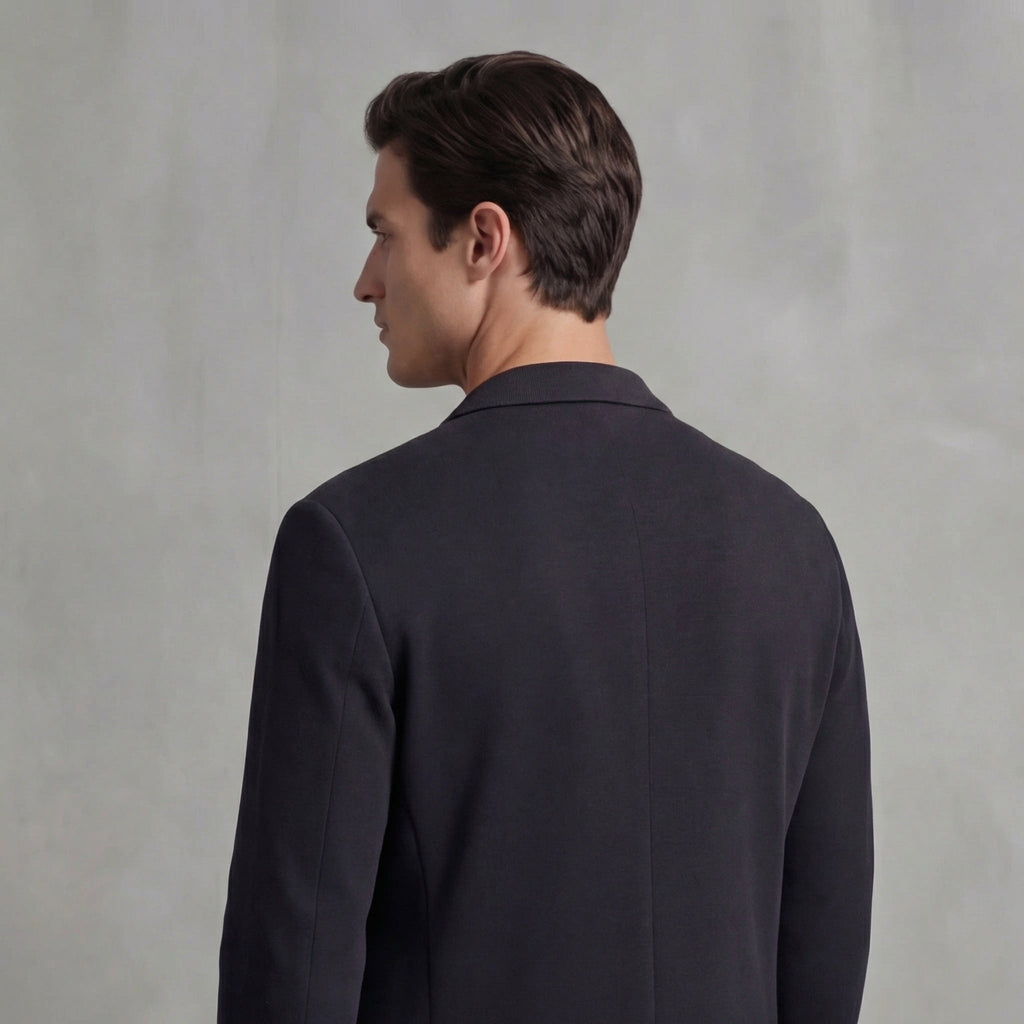 Casual Tailored Fit Men's Jacket - Lightweight Fabric for Everyday Wear