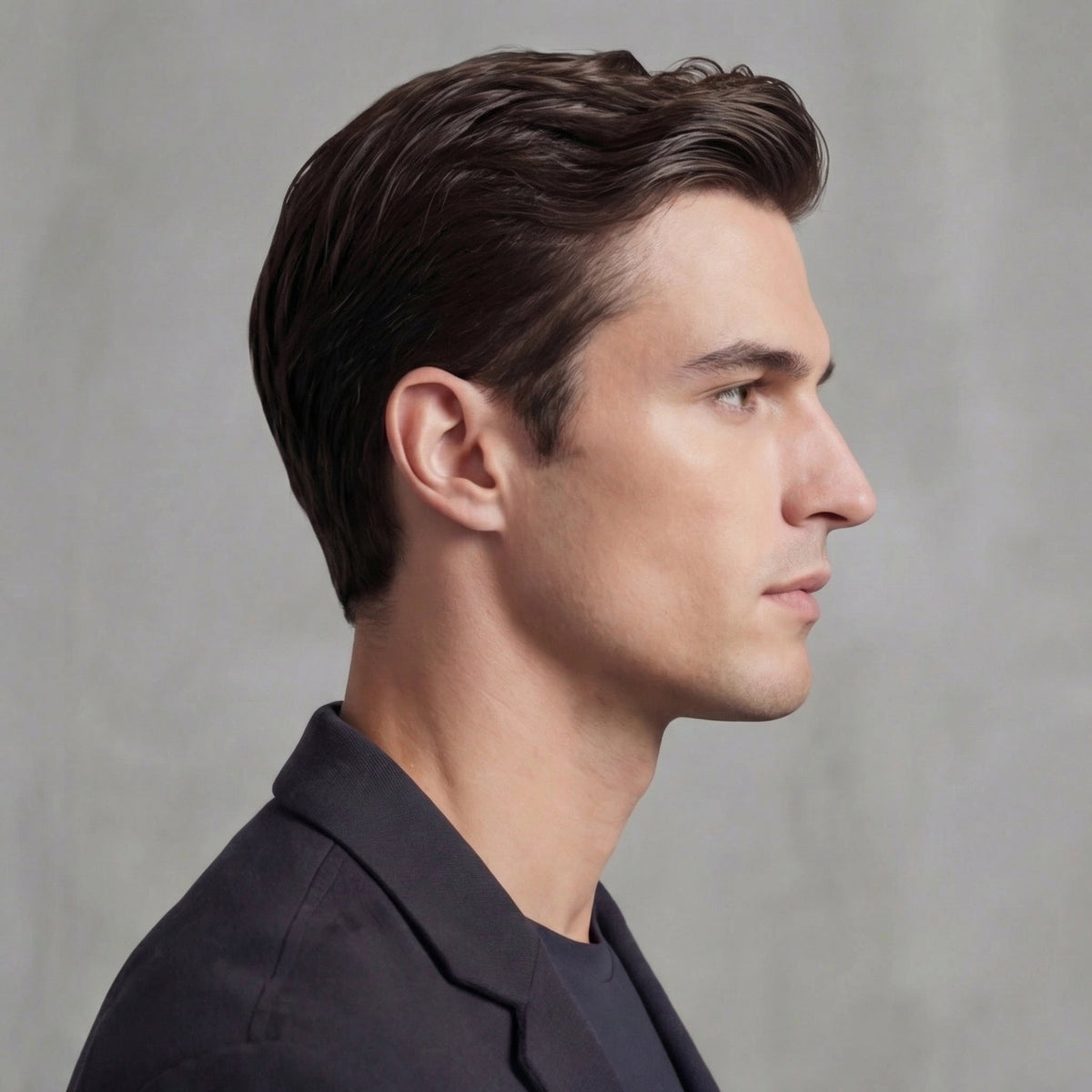 Casual Tailored Fit Men's Jacket - Lightweight Fabric for Everyday Wear