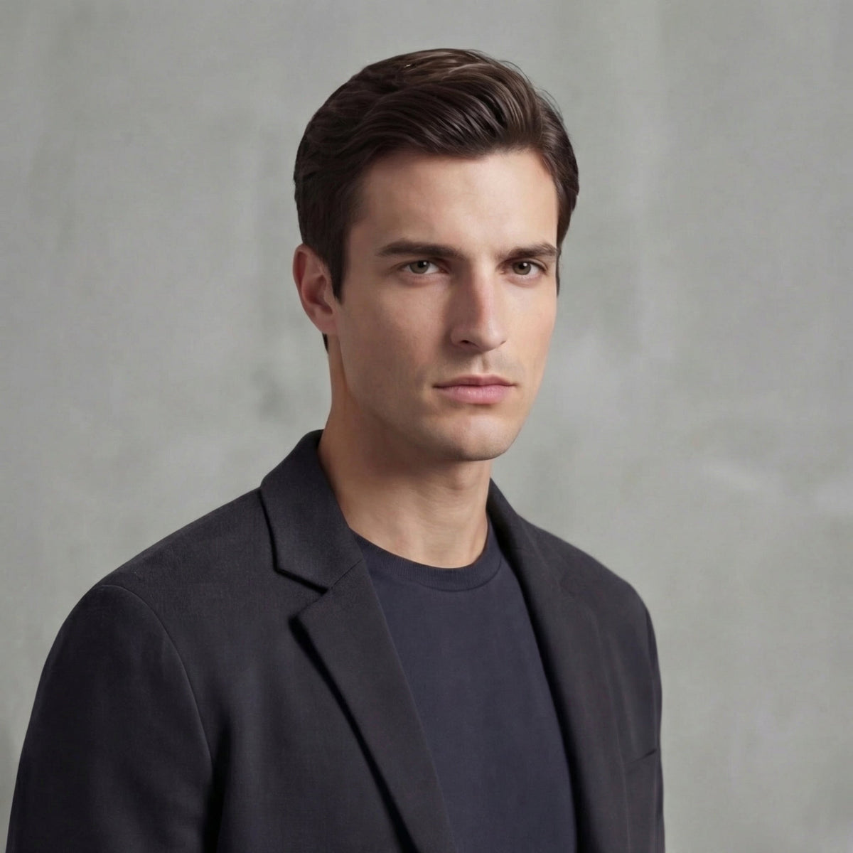 Casual Tailored Fit Men's Jacket - Lightweight Fabric for Everyday Wear