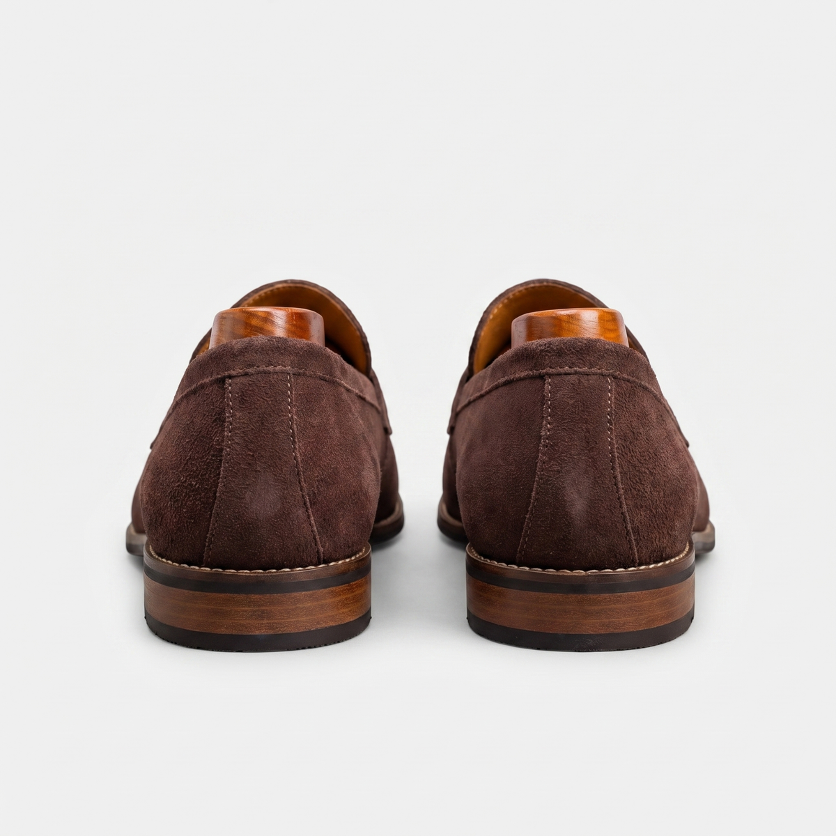 Classic Leather Penny Loafers for Men - Casual Dress Shoes for Everyday Wear