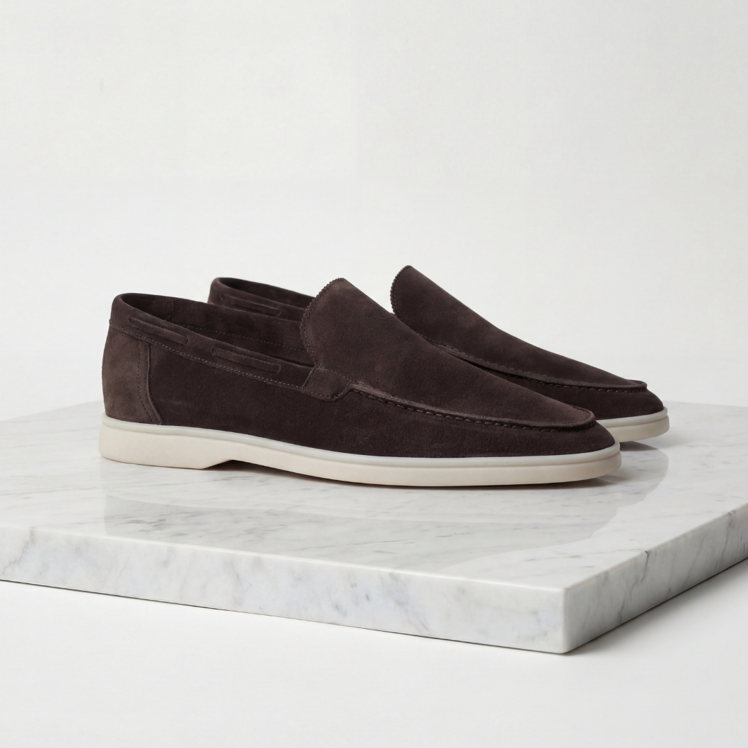Classic Suede Loafers for Men - Casual Slip-On Shoes for Everyday Wear