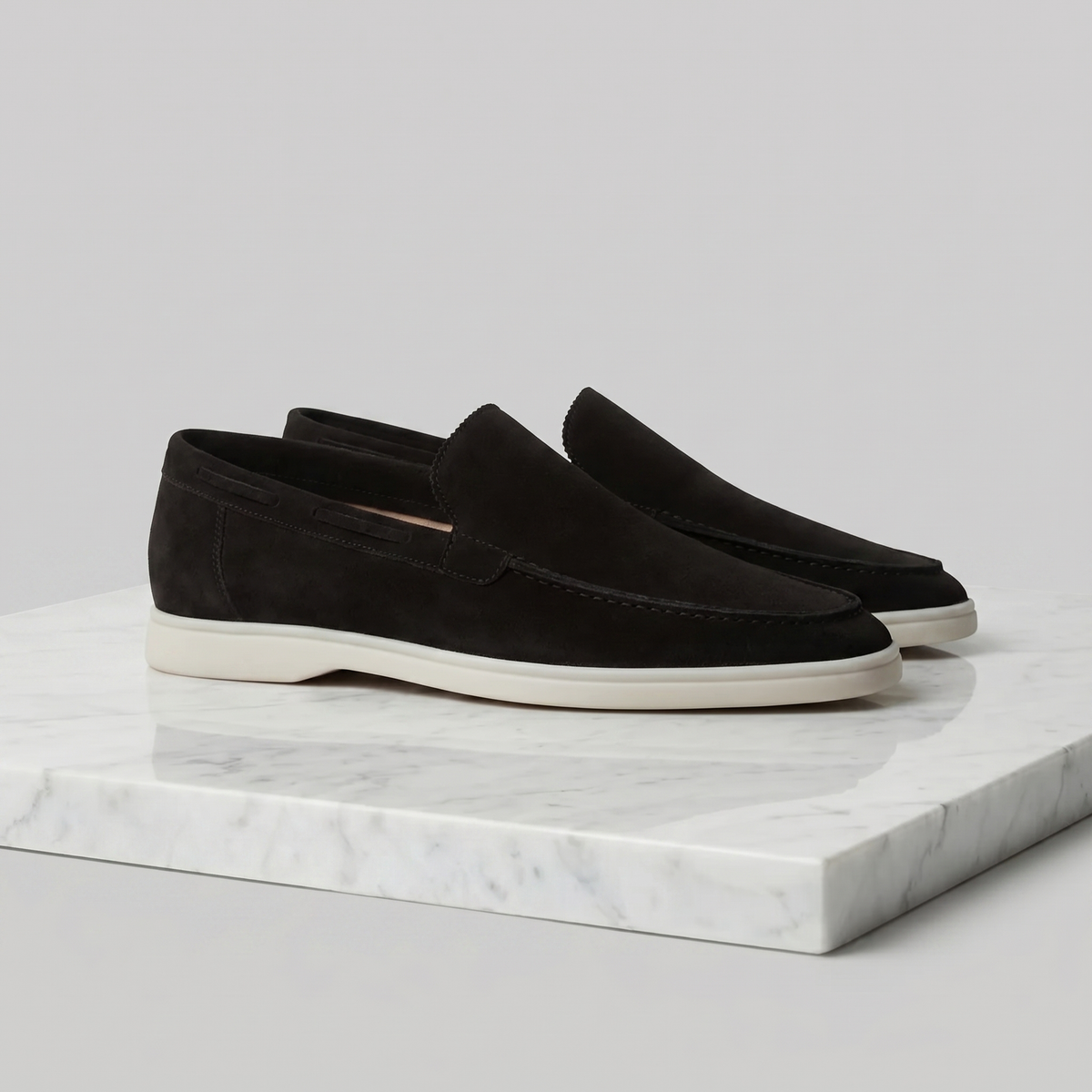 Classic Suede Loafers for Men - Casual Slip-On Shoes for Everyday Wear