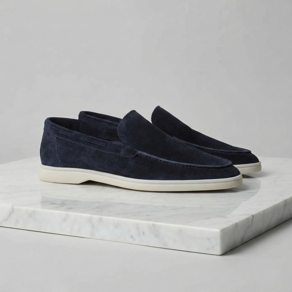 Classic Suede Loafers for Men - Casual Slip-On Shoes for Everyday Wear