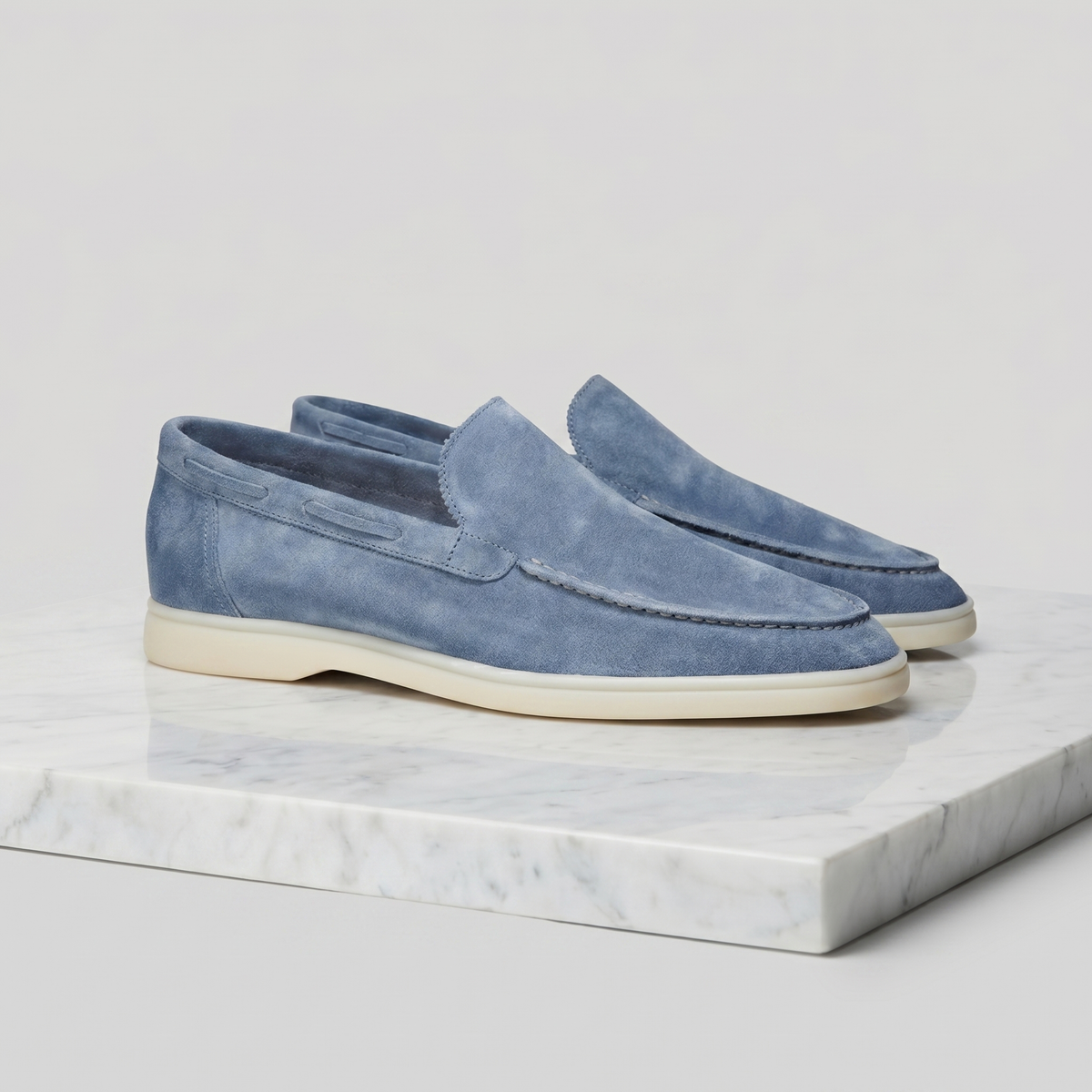 Classic Suede Loafers for Men - Casual Slip-On Shoes for Everyday Wear