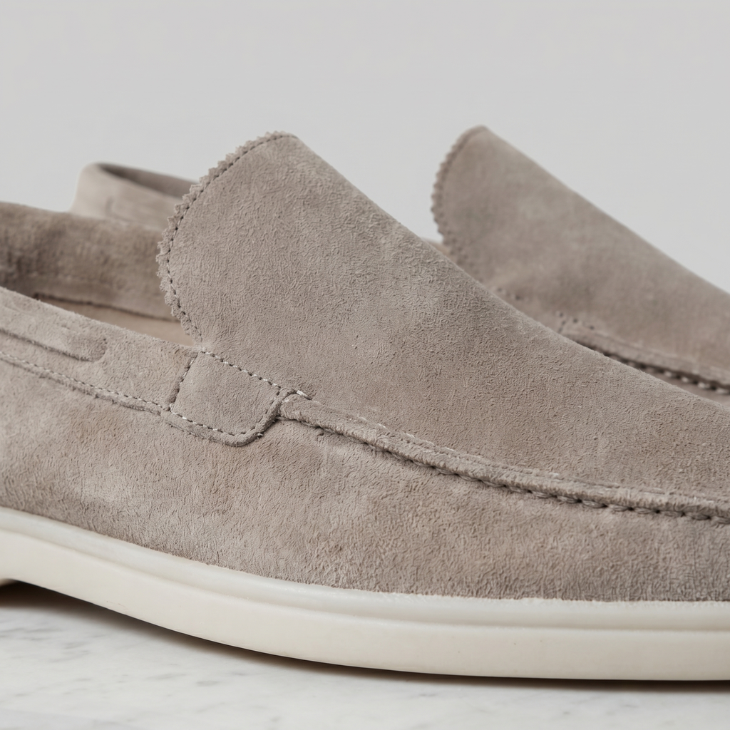 Classic Suede Loafers for Men - Casual Slip-On Shoes for Everyday Wear