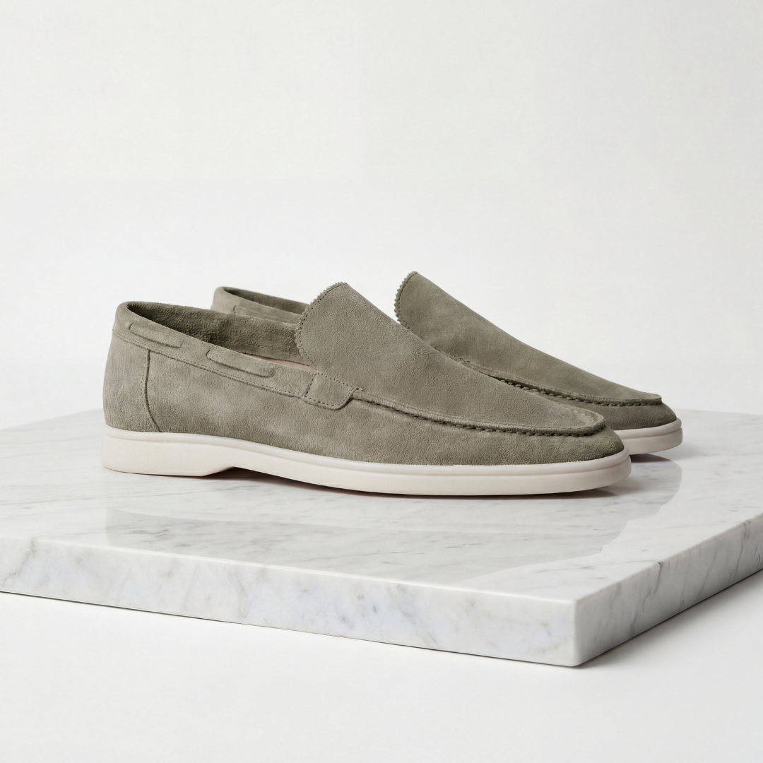 Classic Suede Loafers for Men - Casual Slip-On Shoes for Everyday Wear