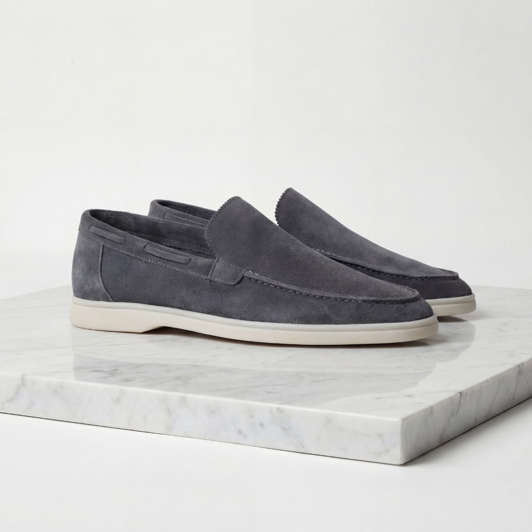 Classic Suede Loafers for Men - Casual Slip-On Shoes for Everyday Wear
