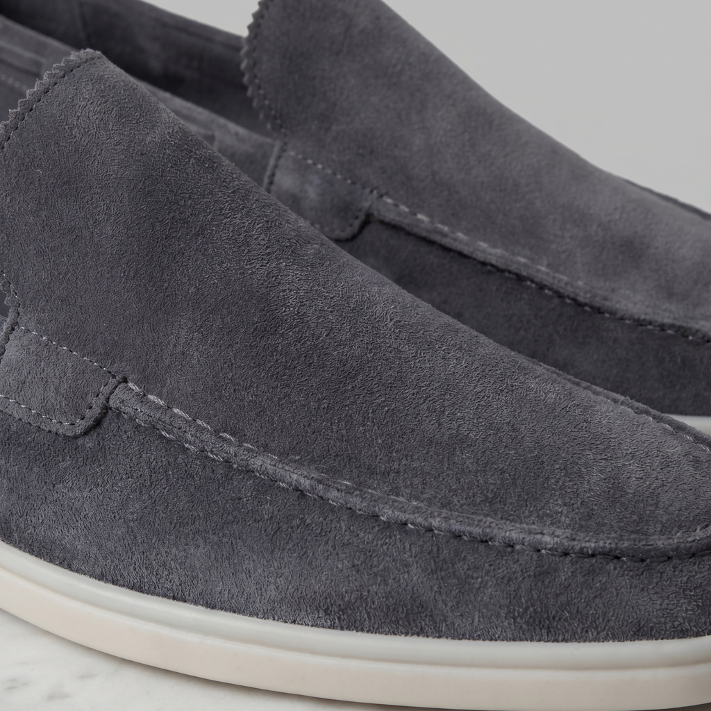 Classic Suede Loafers for Men - Casual Slip-On Shoes for Everyday Wear