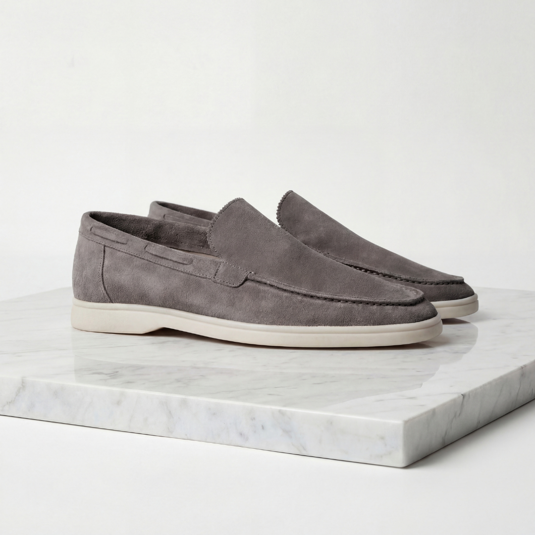 Classic Suede Loafers for Men - Casual Slip-On Shoes for Everyday Wear
