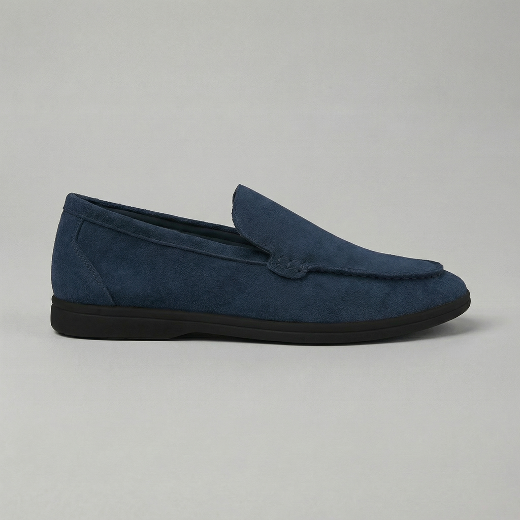 Classic Suede Loafers for Men - Casual Slip-On Shoes for Everyday Wear