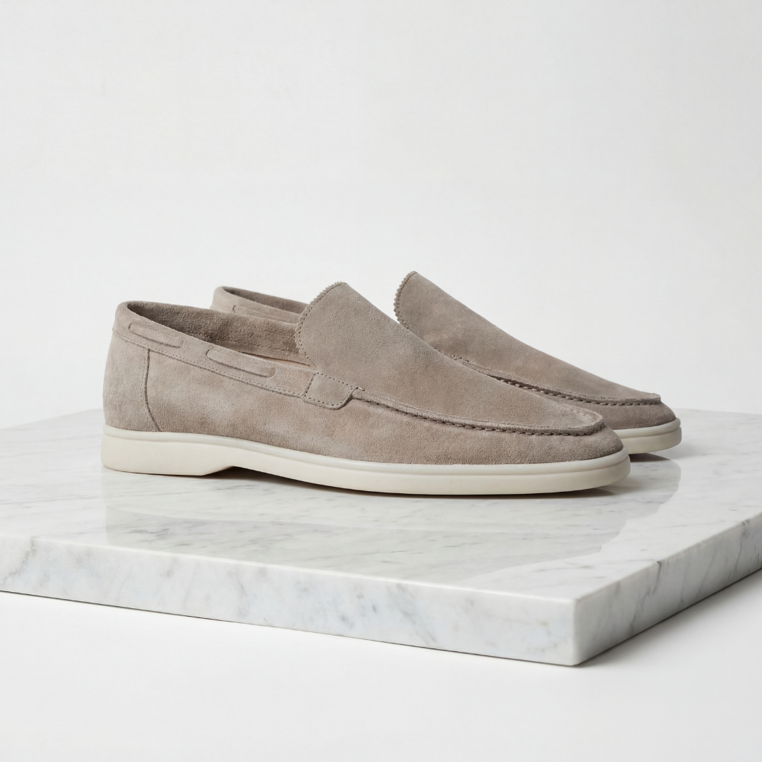 Classic Suede Loafers for Men - Casual Slip-On Shoes for Everyday Wear