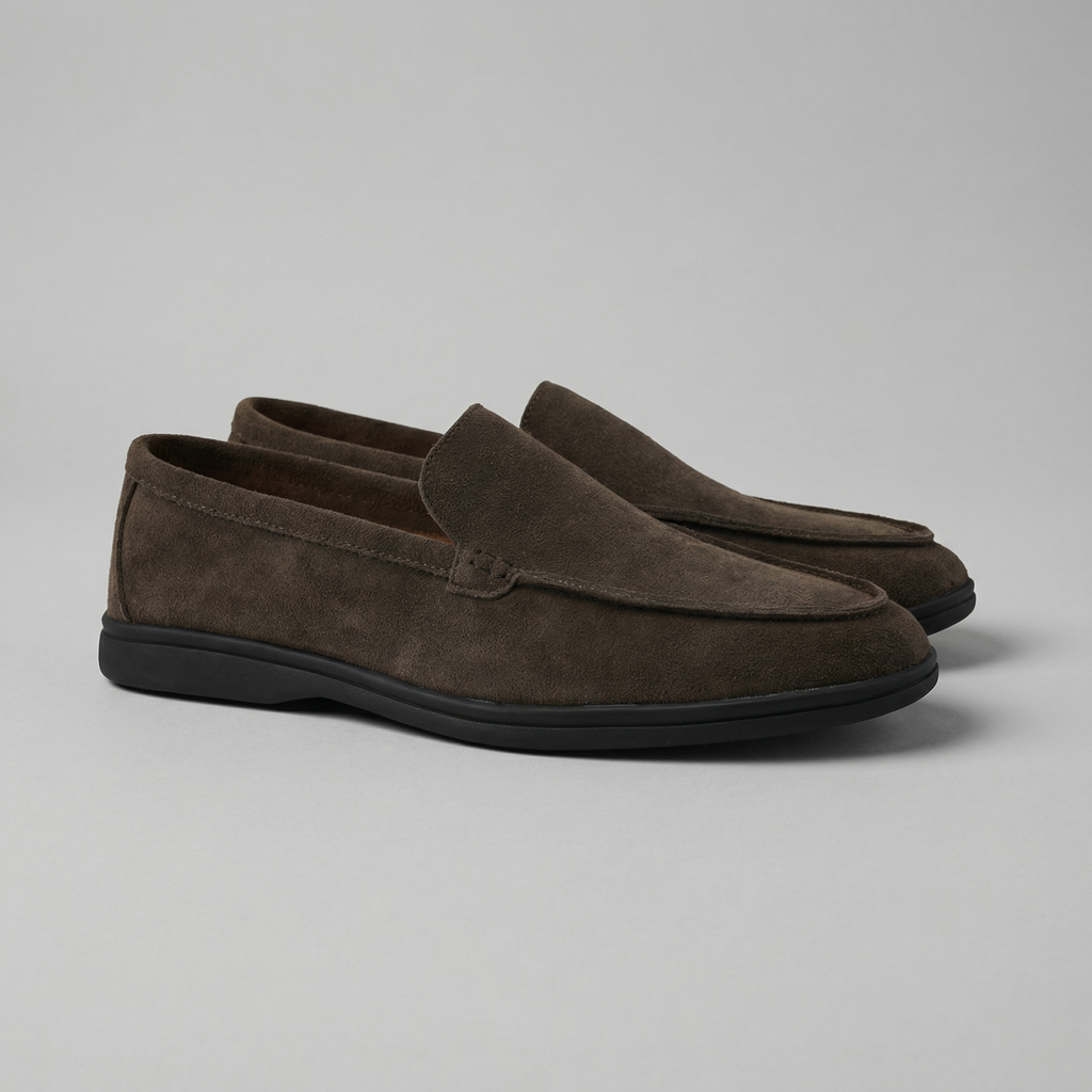 Classic Suede Loafers for Men - Casual Slip-On Shoes for Everyday Wear