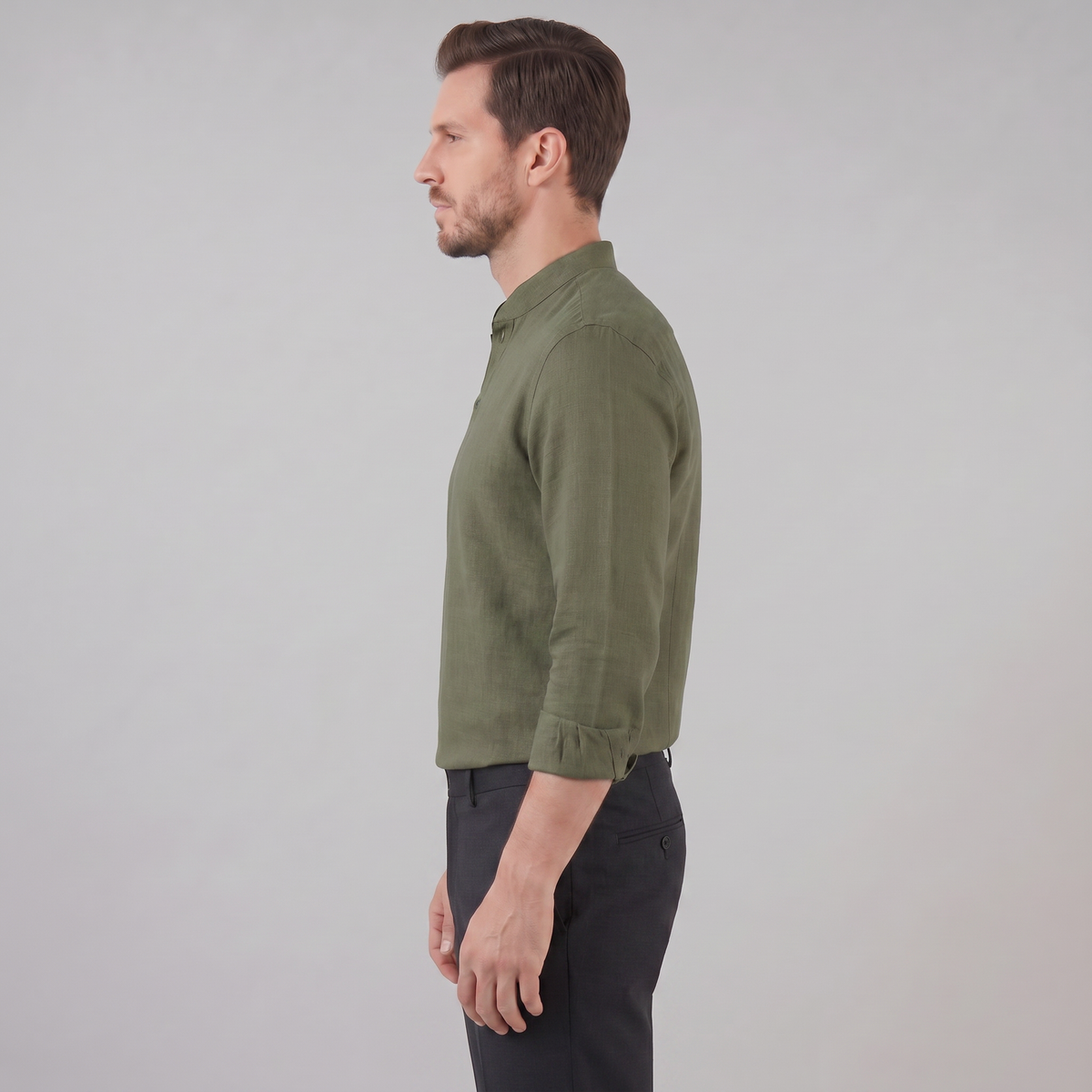 Classic Summer Shirt for Men - Lightweight Cotton, Casual Wear, Short Sleeve