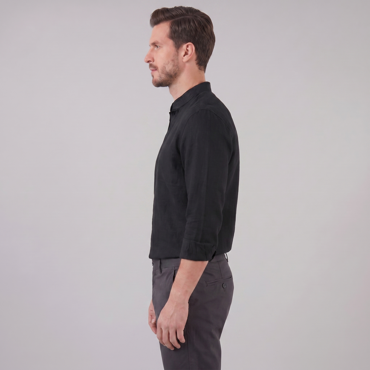 Classic Summer Shirt for Men - Lightweight Cotton, Casual Wear, Short Sleeve