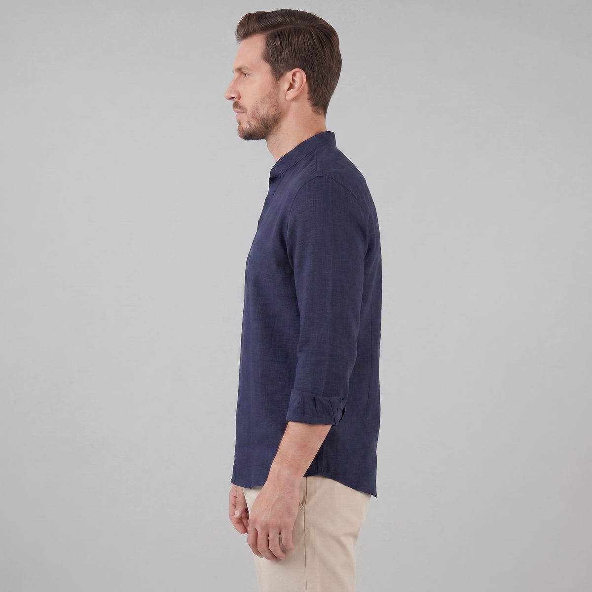 Classic Summer Shirt for Men - Lightweight Cotton, Casual Wear, Short Sleeve