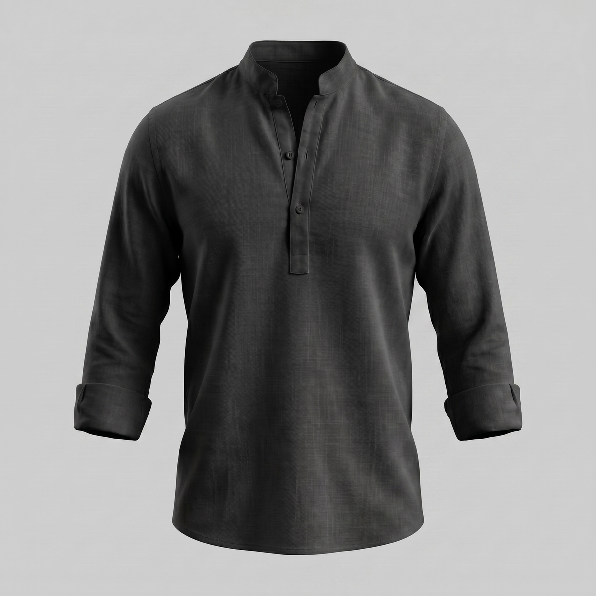 Classic Summer Shirt for Men - Lightweight Cotton, Casual Wear, Short Sleeve