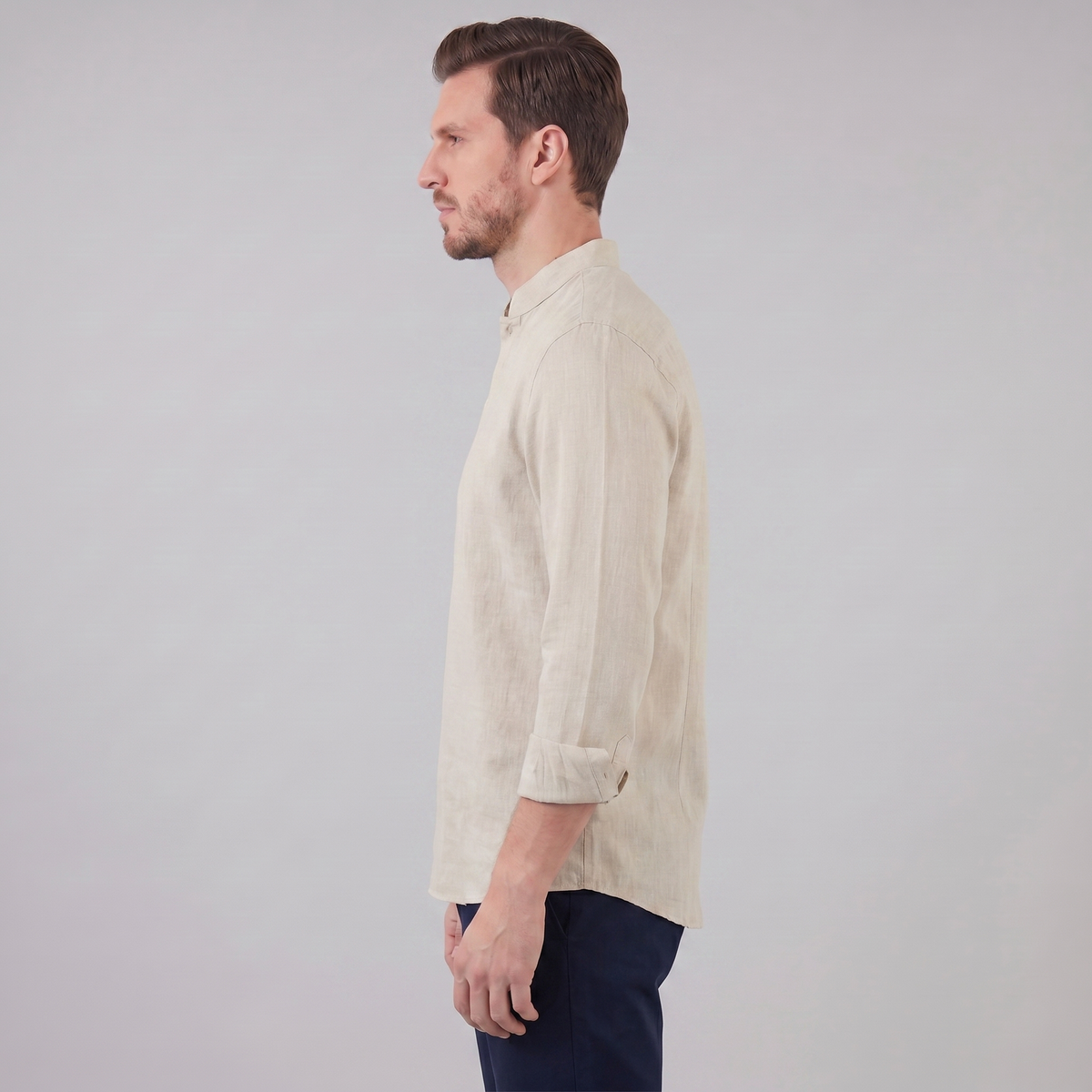 Classic Summer Shirt for Men - Lightweight Cotton, Casual Wear, Short Sleeve
