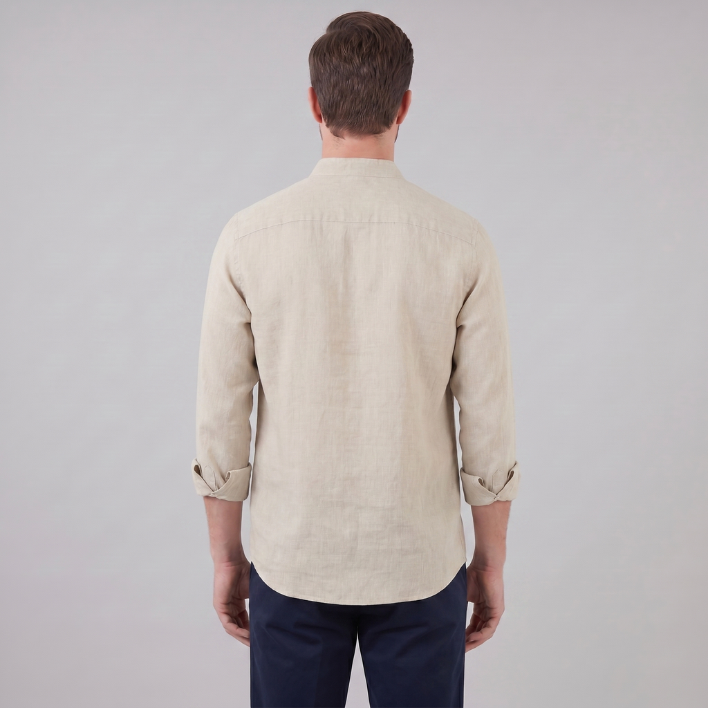 Classic Summer Shirt for Men - Lightweight Cotton, Casual Wear, Short Sleeve