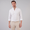 Classic Summer Shirt for Men - Lightweight Cotton, Casual Wear, Short Sleeve