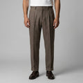 Elegant Straight Fit Men's Trousers with Side Adjuster for Formal Wear