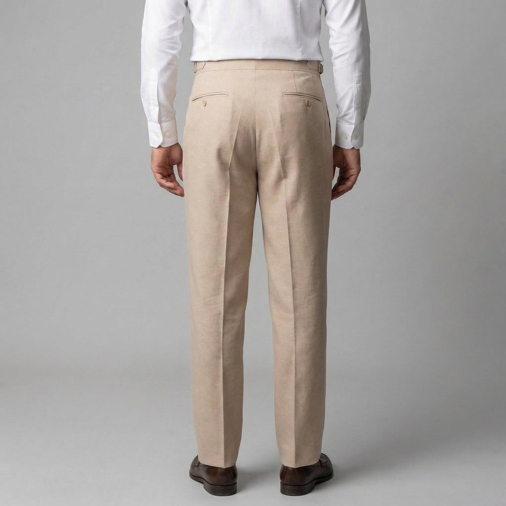 High-Waisted Straight-Leg Trousers for Men | Comfortable Casual Wear