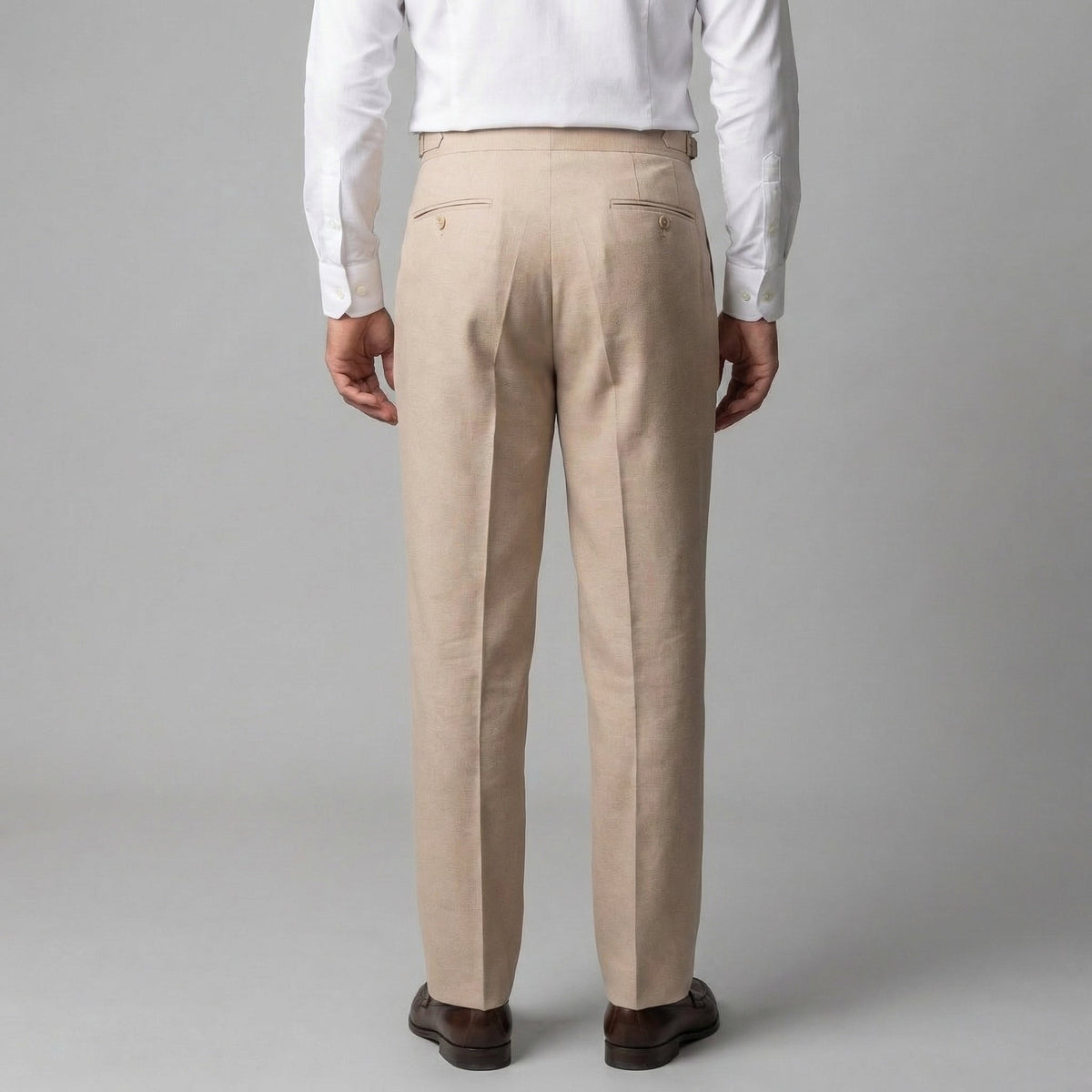 High-Waisted Straight-Leg Trousers for Men | Comfortable Casual Wear