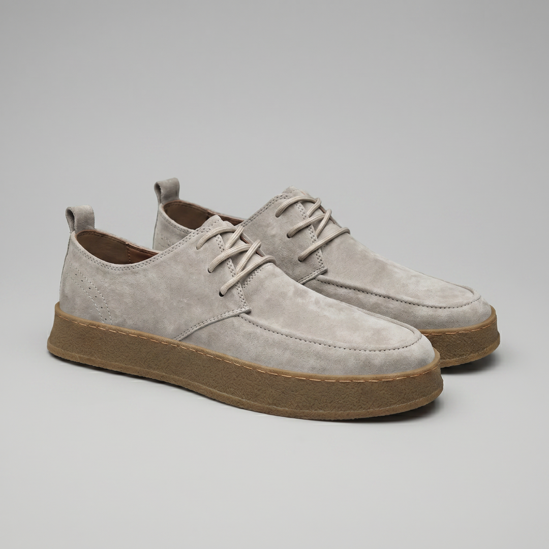 Lace-Up Casual Shoes for Men - Comfortable Fabric Sneakers for Everyday Wear